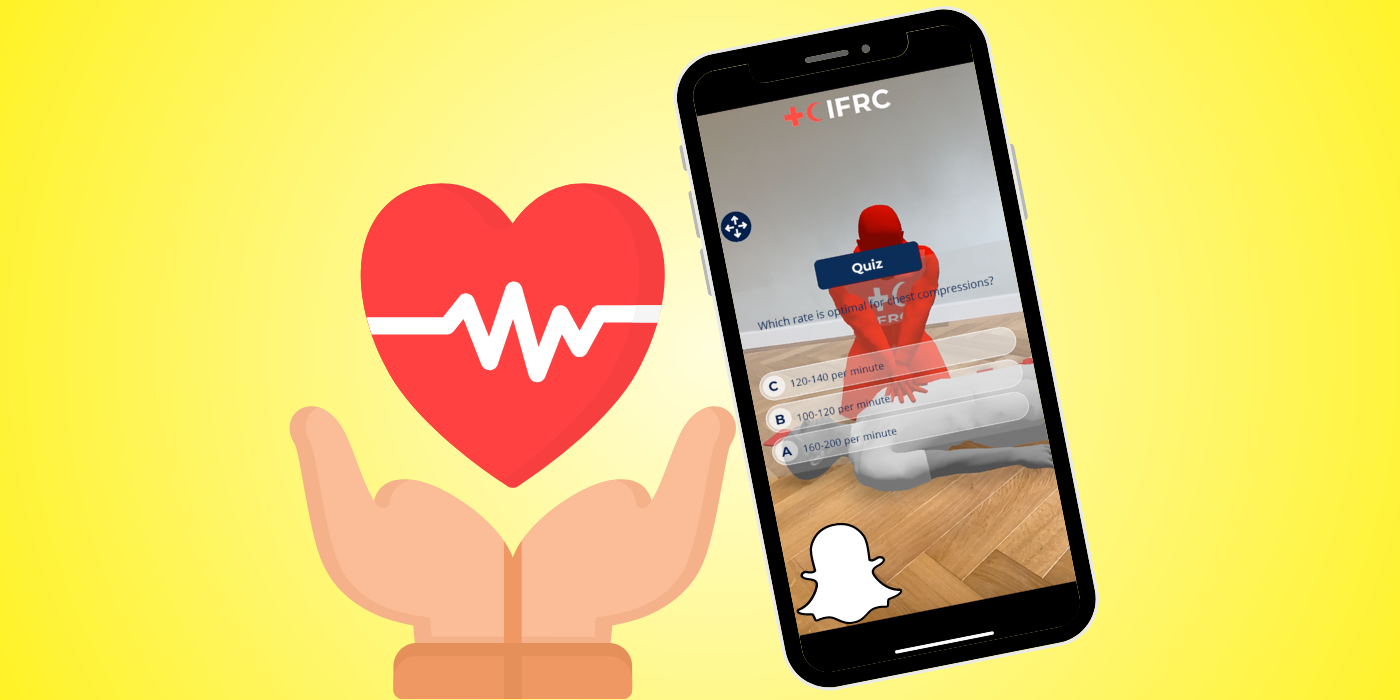 Lentille Redemarrer un coeur de Snapchat comment apprendre les techniques