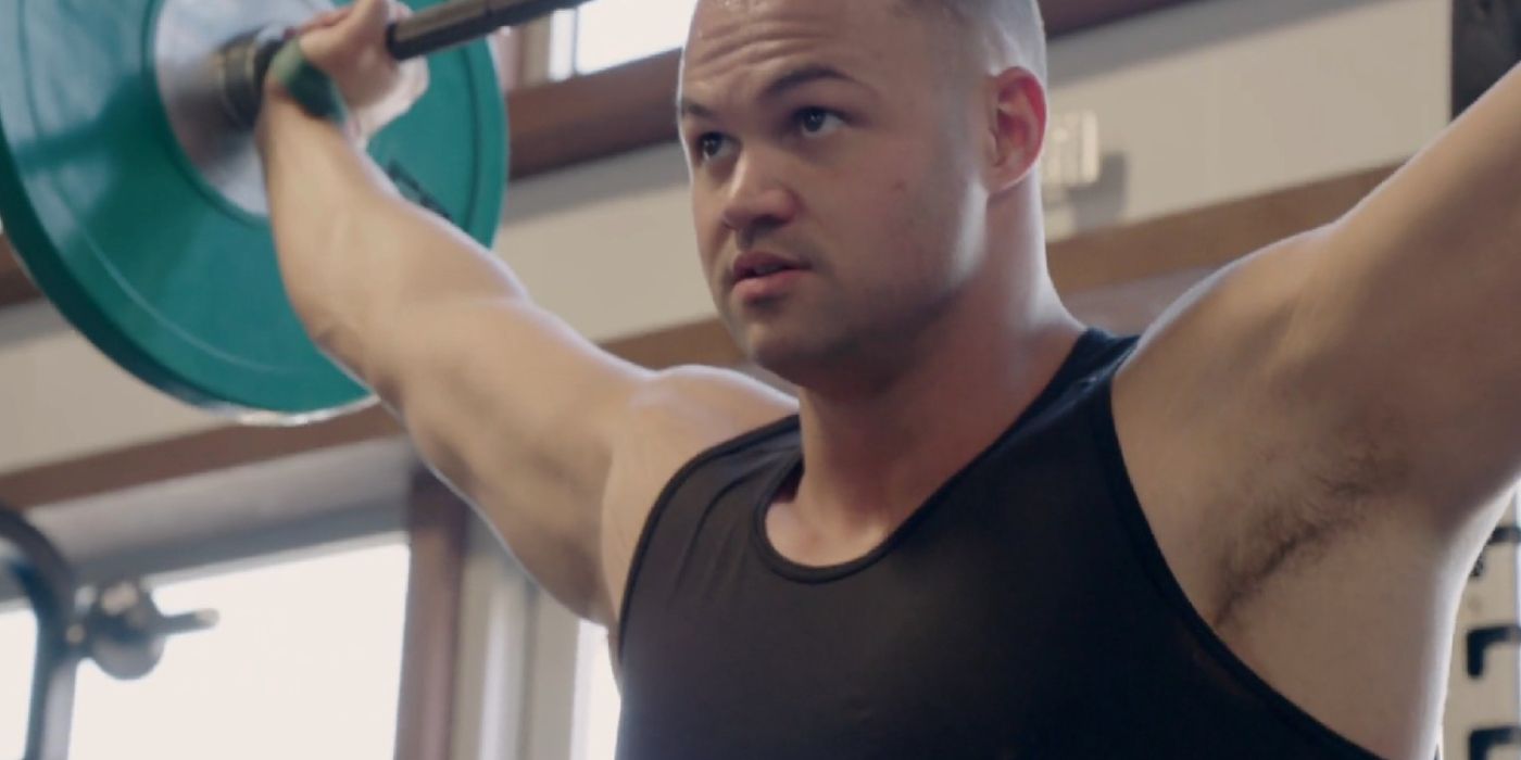 Patrick Mendes from 90 Day Fiancé season 9 weightlifting