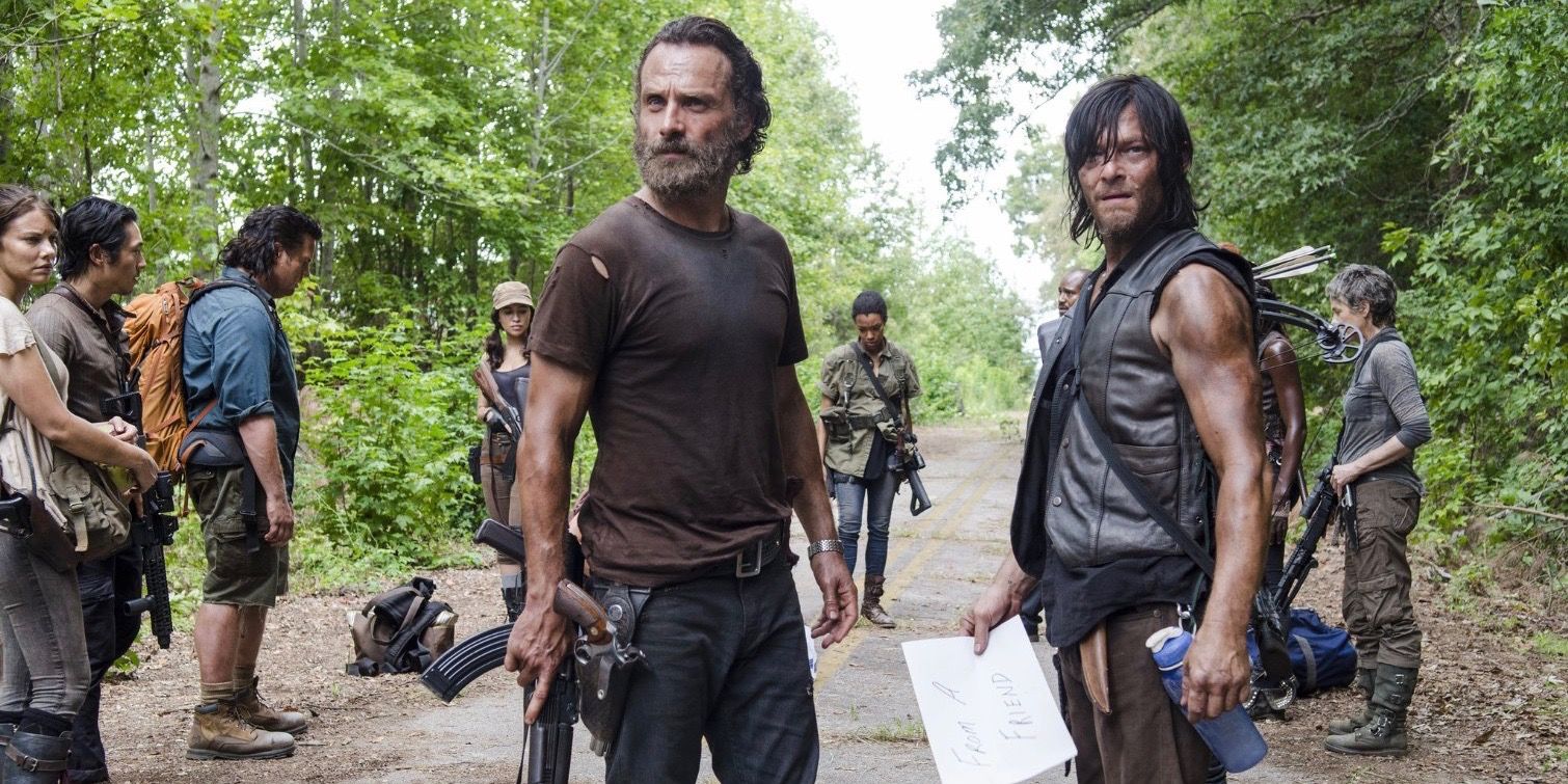 Rick and Daryl in The Walking Dead