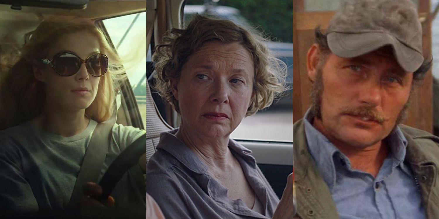 Rosamund Pike in Gone Girl Annette Bening in 20th Century Women and Robert Shaw in Jaws