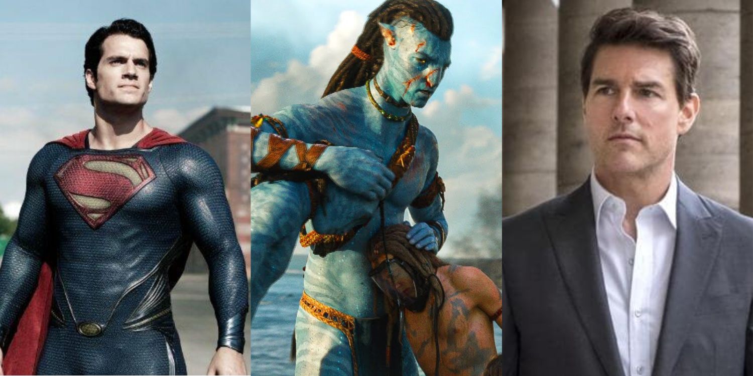 Stills from Man of Steel Avatar 2 and Mission Impossible Fallout