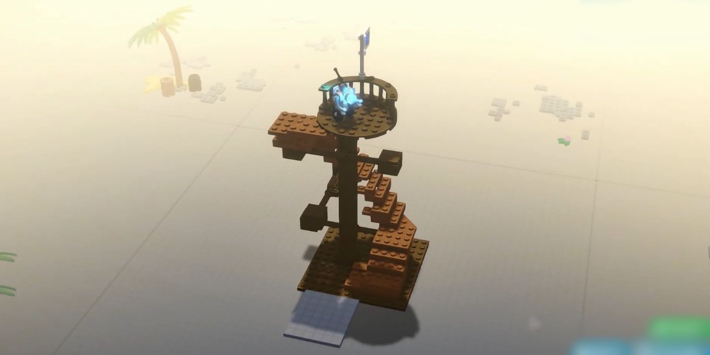 Successful Build for Lookout Tower Stairs in LEGO Bricktales