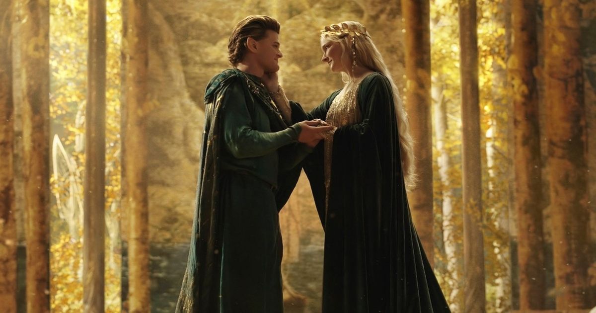 Elrond and Galadriel in The Rings of Power
