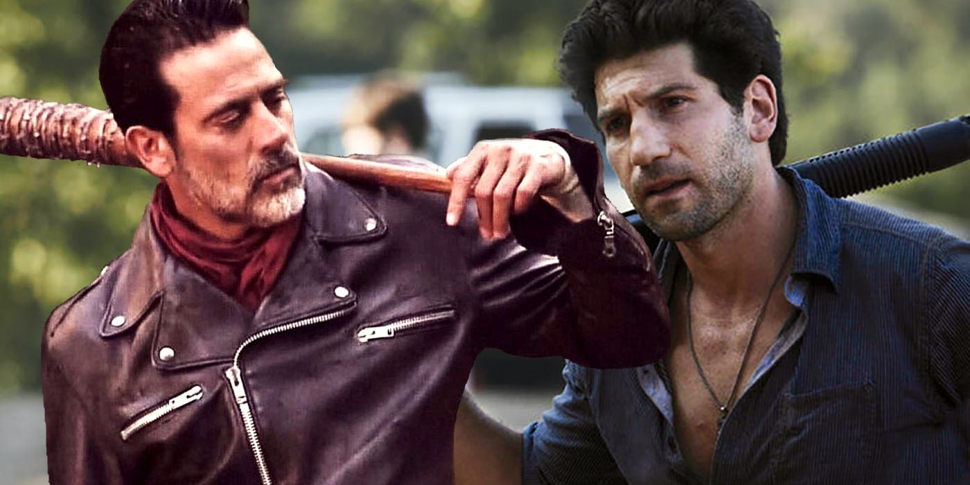 Jeffrey Dean Morgan as Negan; Jon Bernthal as Shane Walsh