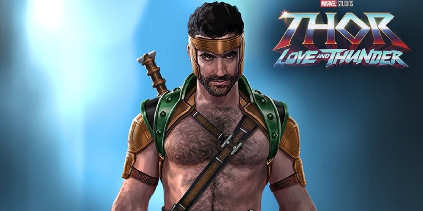 Thor Love Thunder Concept Art met en lumiere Hercule