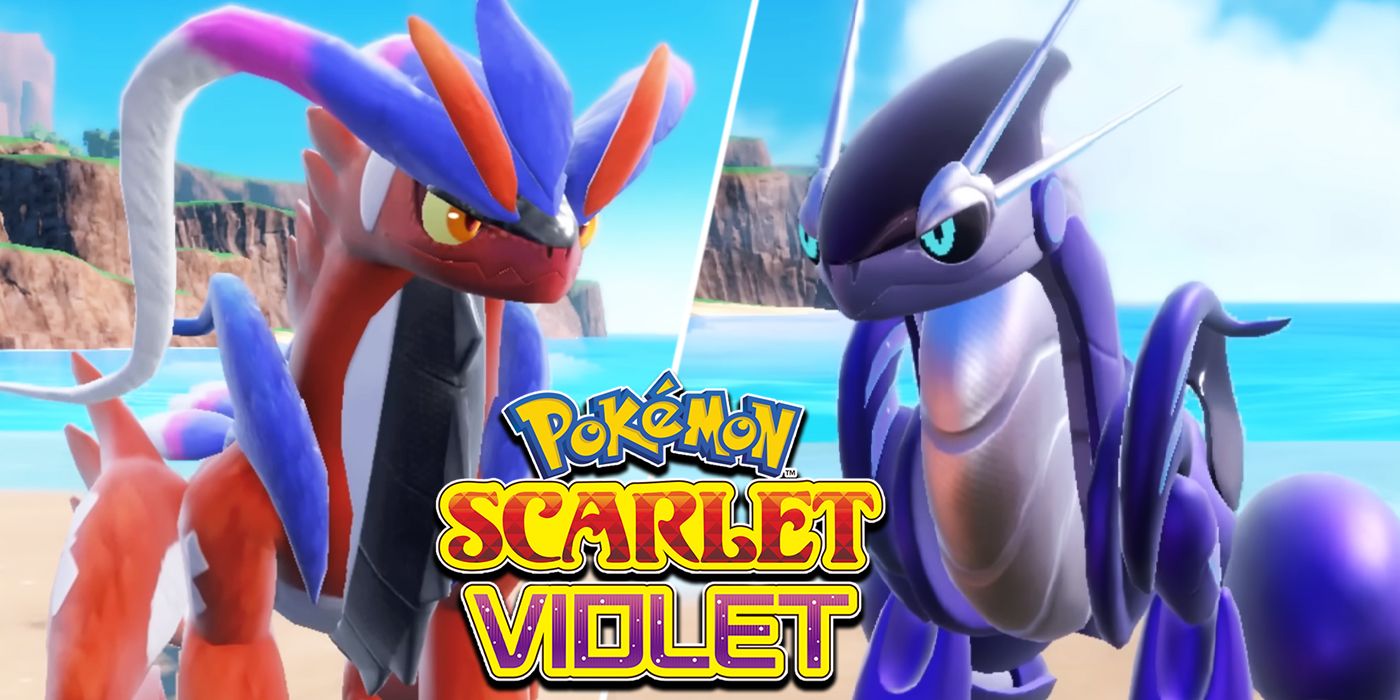 Pokemon Scarlet and Violet Legendaries Koraidon Miraidon