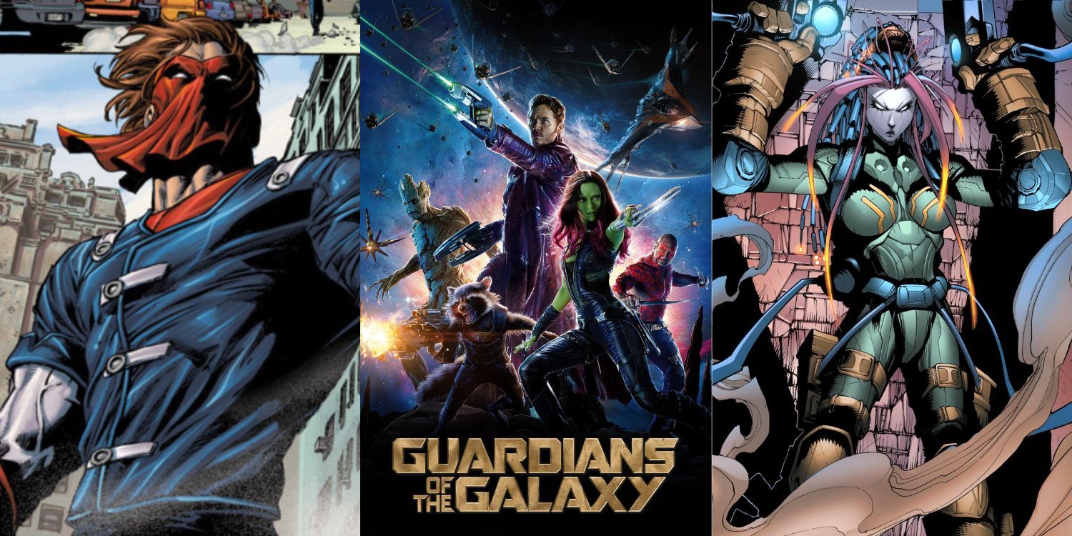 Split Image of Guardians of the Galaxy Poster, Jack Flag, Nikki Gold