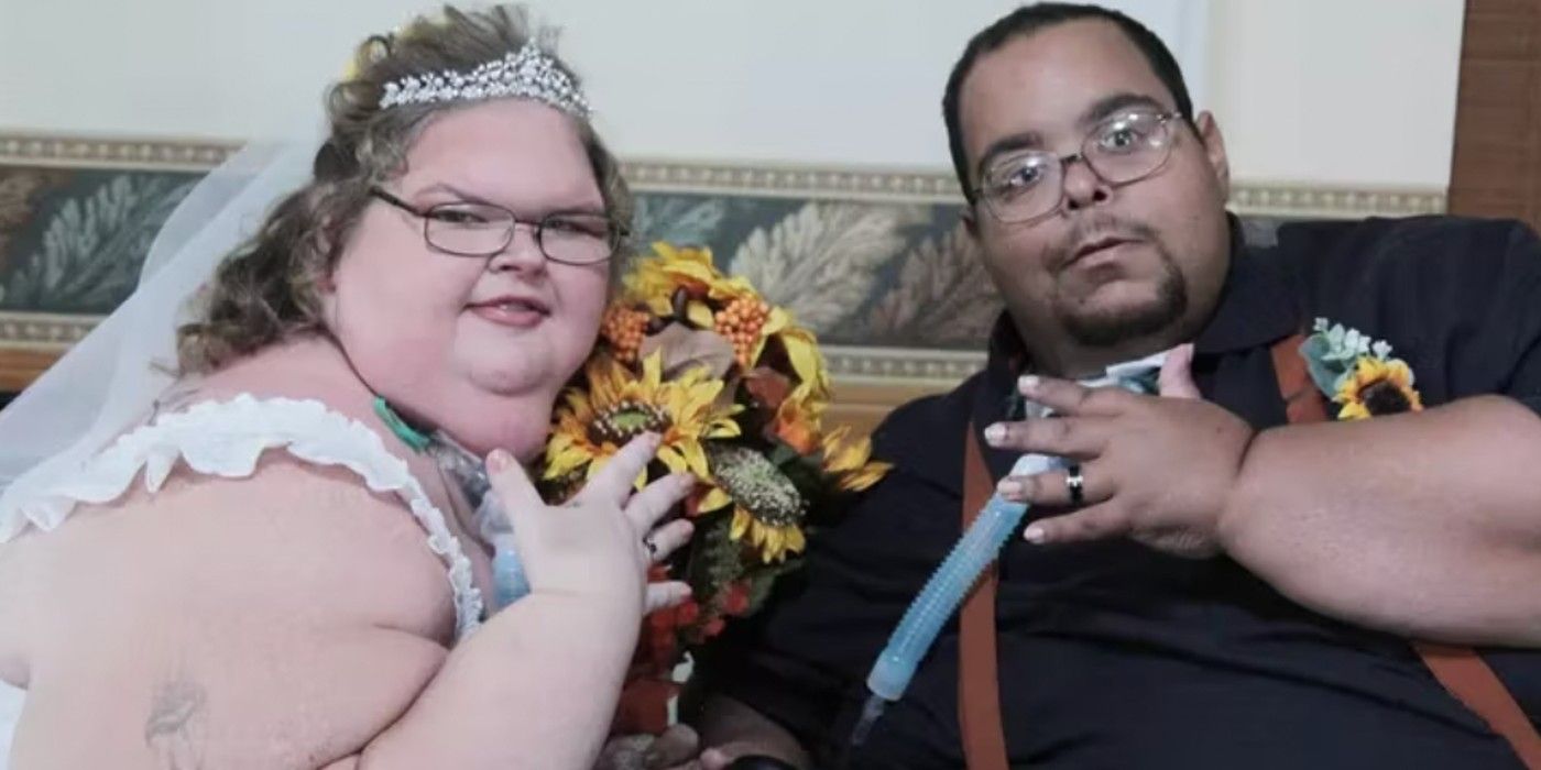 1000-lb Sisters' Tammy Slaton and Caleb on their wedding day
