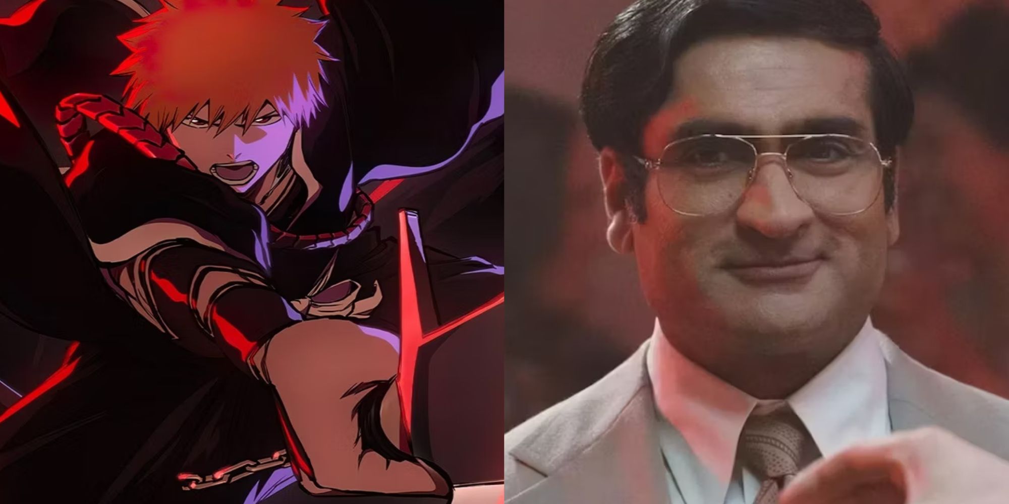 Split image of Bleach: Thousand-Year Blood War and Welcome to Chippendales