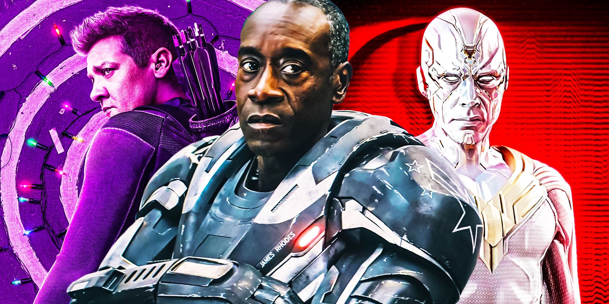 Rhodey War machine Hawkeye White vision new avengers