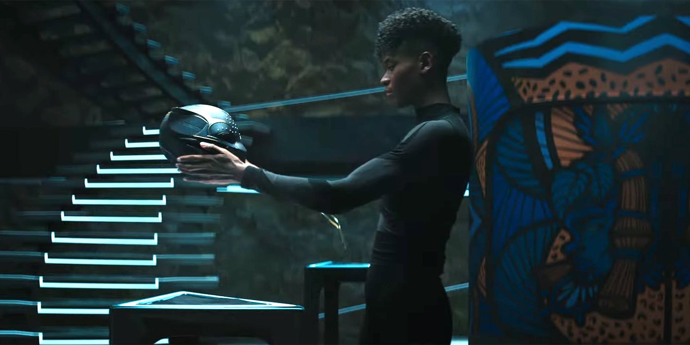 Letitia Wright as Shuri in Black Panther Wakanda Forever