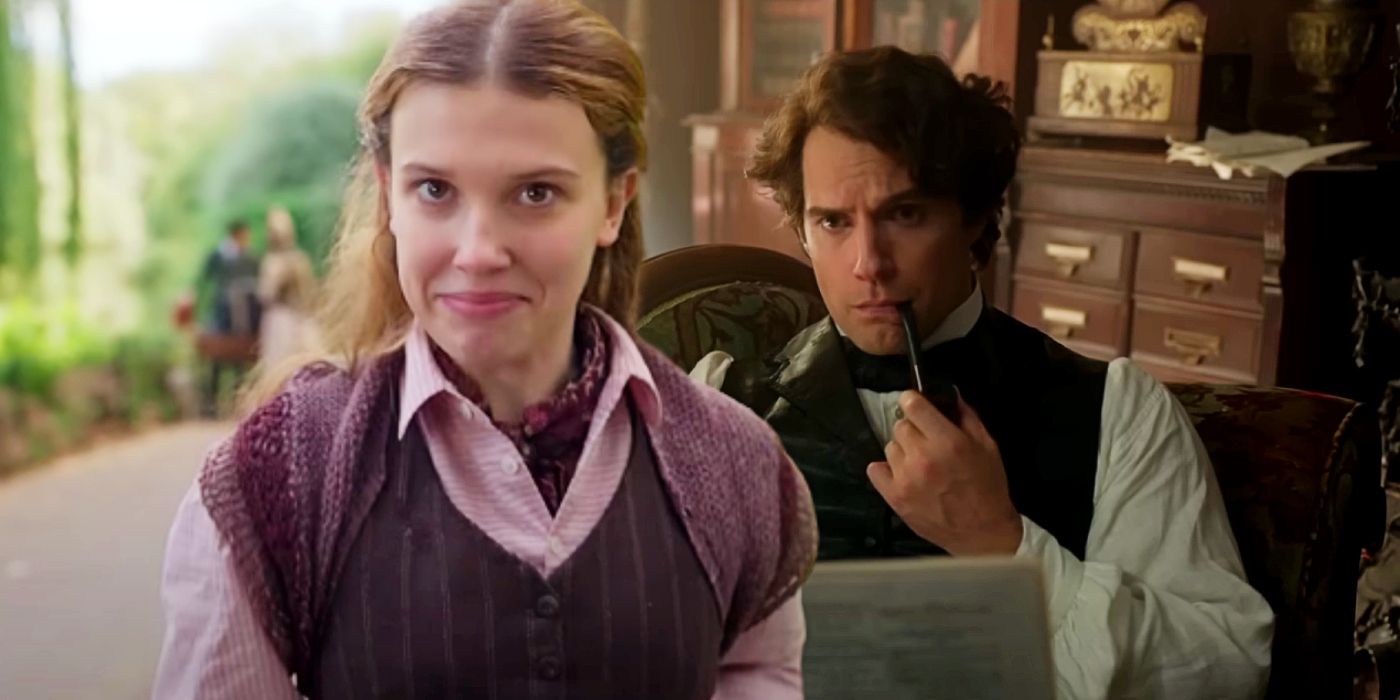 Henry Cavill Millie Bobby Brown Enola Holmes 2