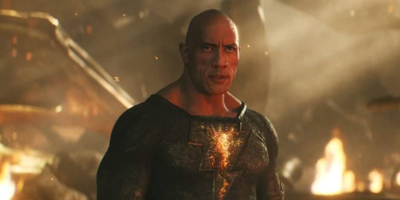 Dwayne Johnson in Black Adam movie pic