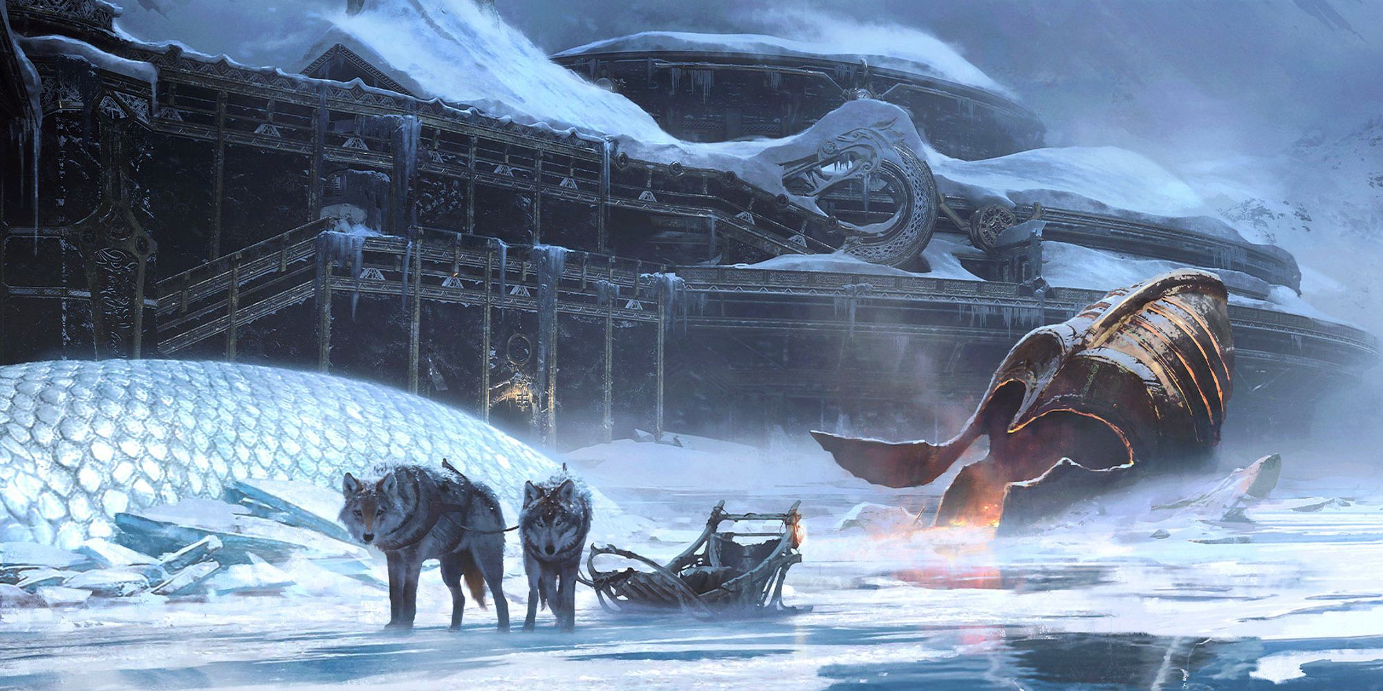 God of War Ragnarök Animal Instincts Favor Speki And Svanna On Midgard's Lake Of Nine