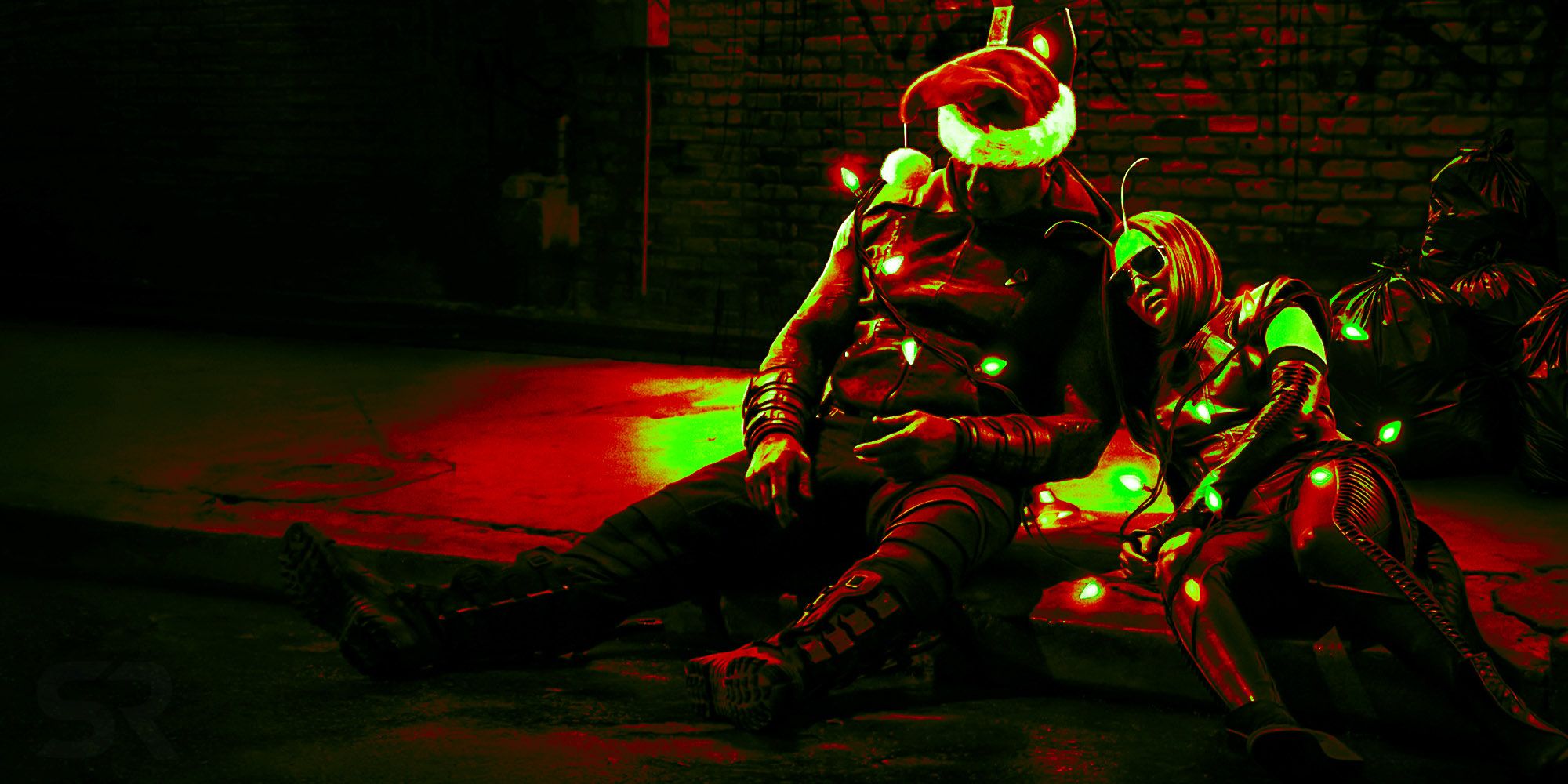 Guardians of the galaxy Holiday special drax and mantis