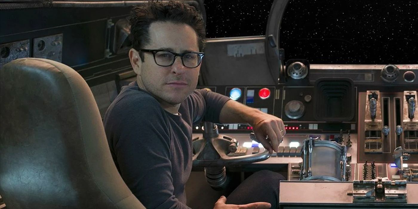 JJ Abrams on the set of Star Wars