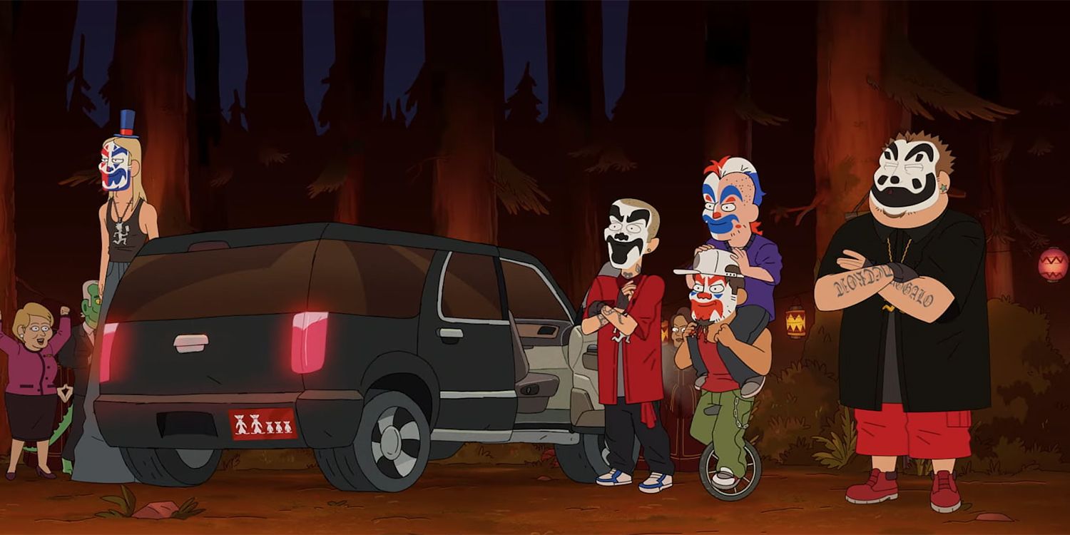 juggalo from insane clown posse in inside job part 2