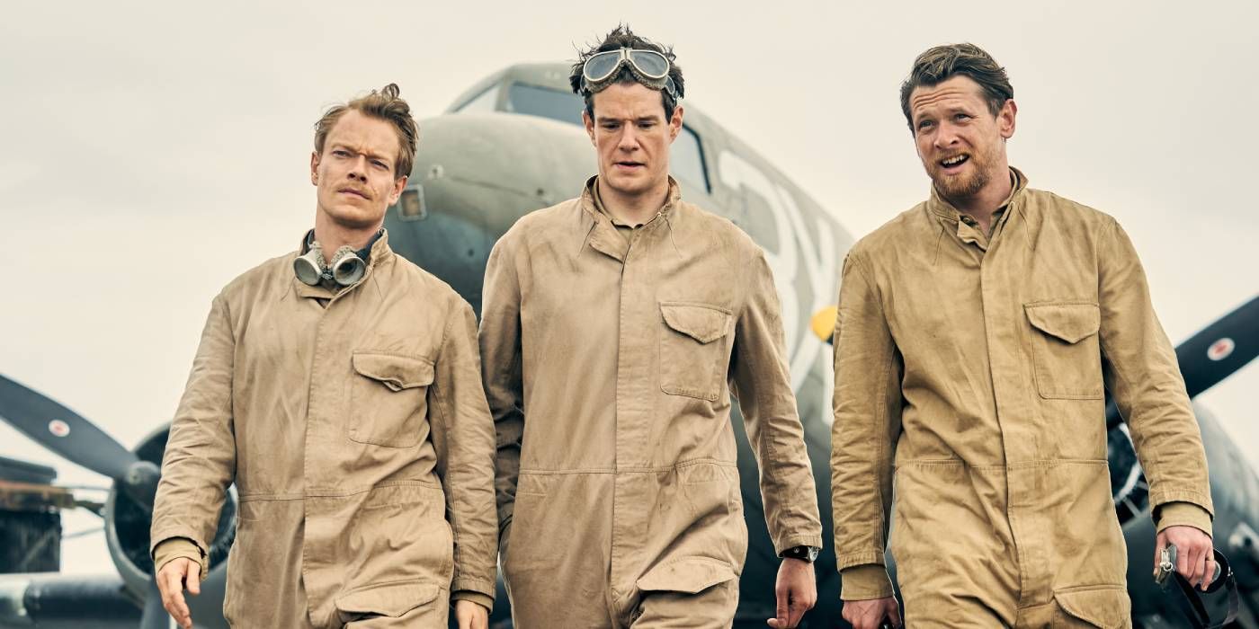 Alfie Allen, Connor Swindells, and Jack O'Connell Rogue Heroes pic