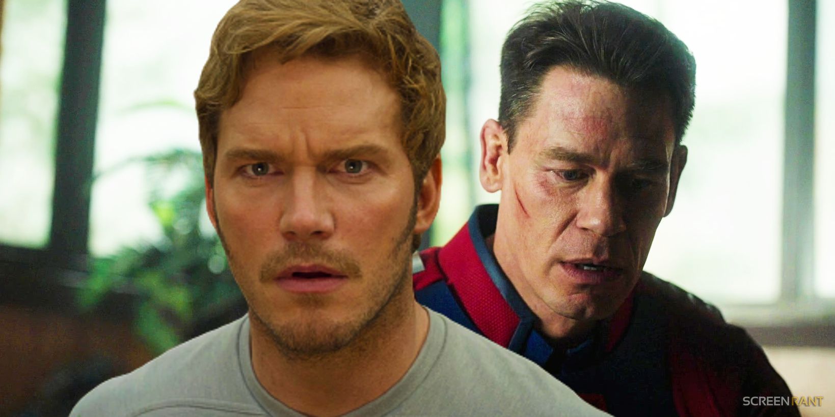 Shocked Peter Quill and Peacemaker custom image