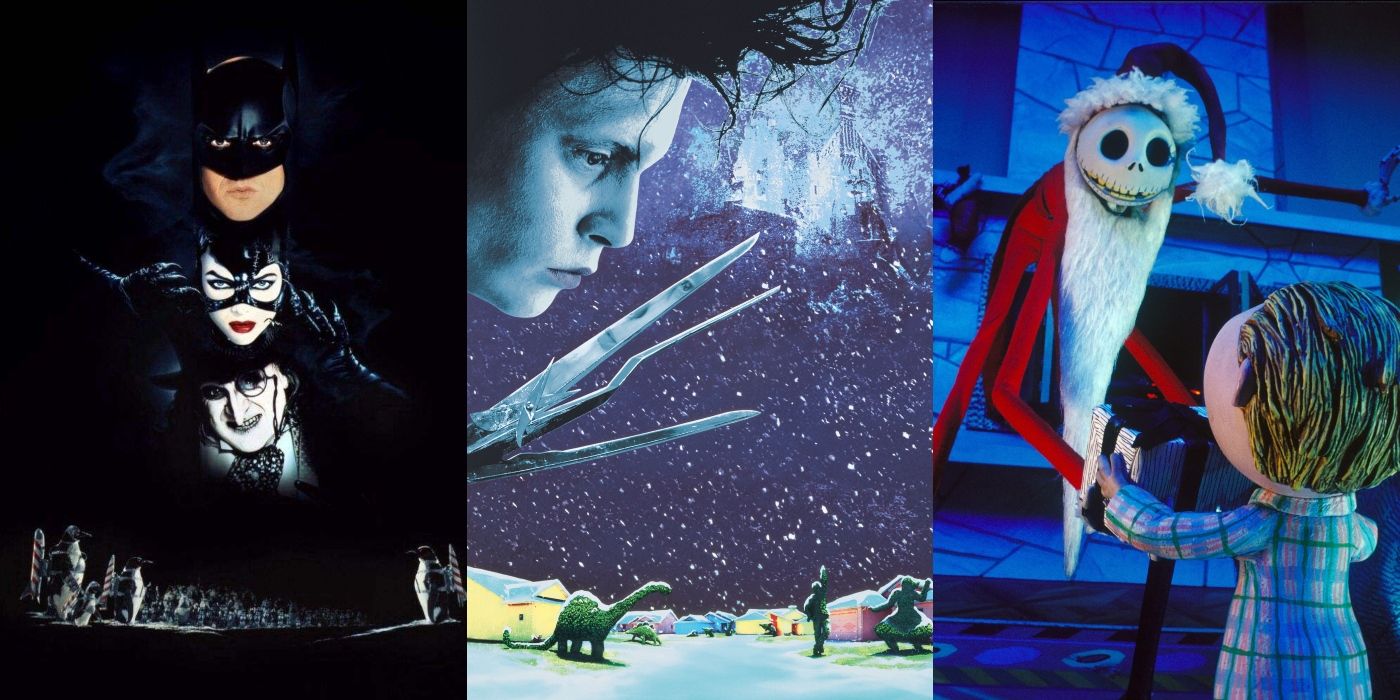 tim burton dark christmas trilogy batman returns edward scissorhands nightmare before christmas
