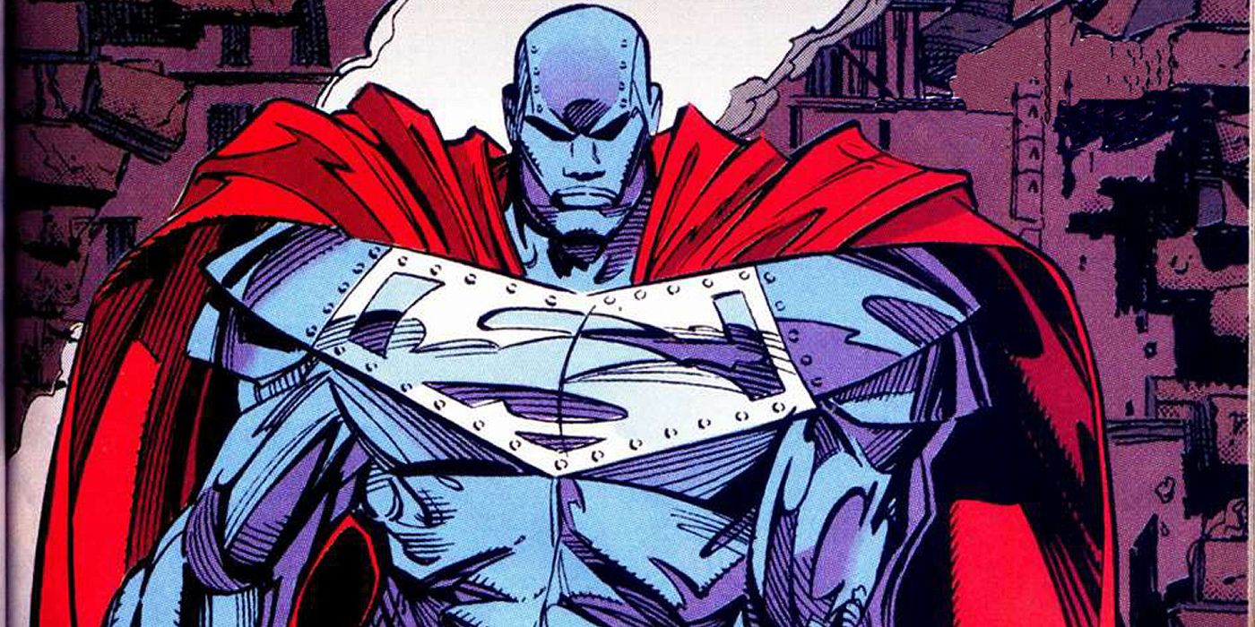 John Henry Irons aka Steel as seen in DC comics