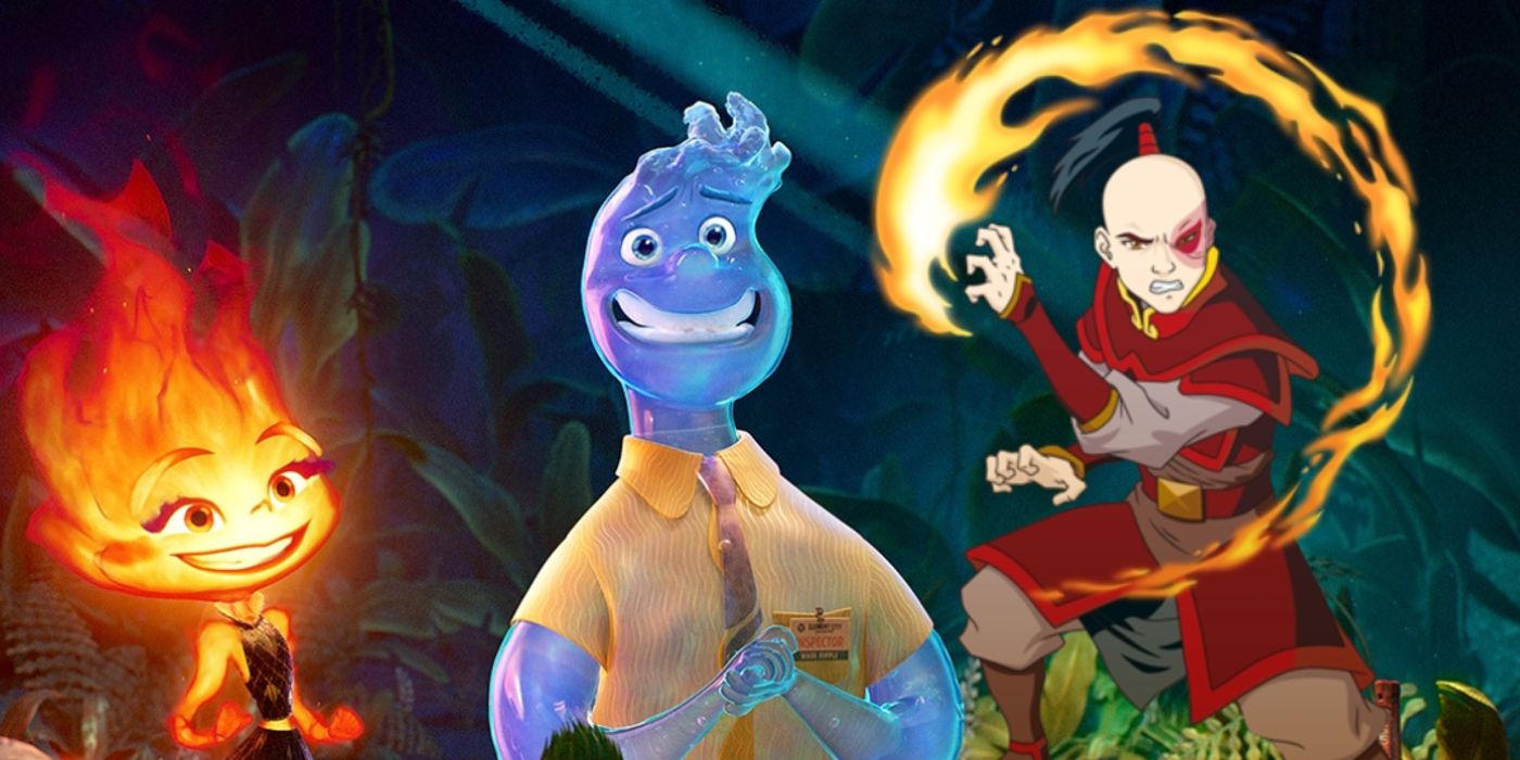 Pixar's Elemental is compared to ATLA
