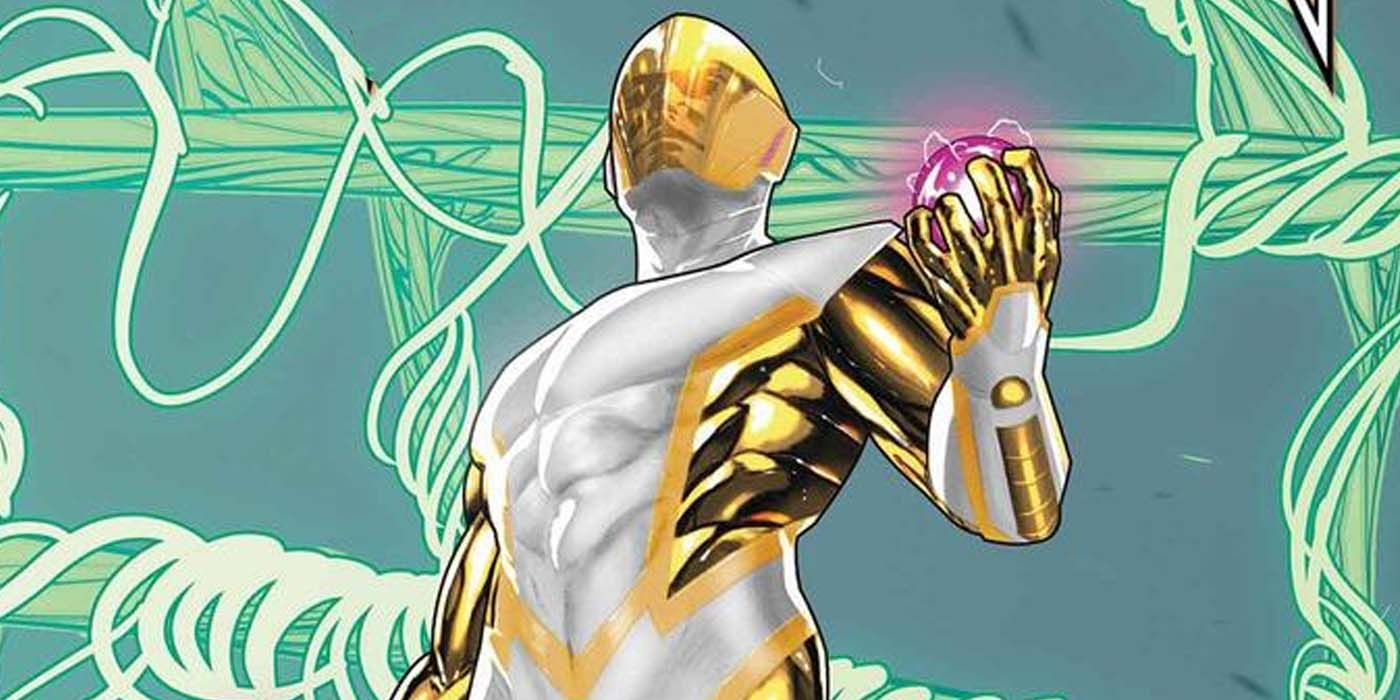 Gold Goblin clutches his fist in Marvel Comics.