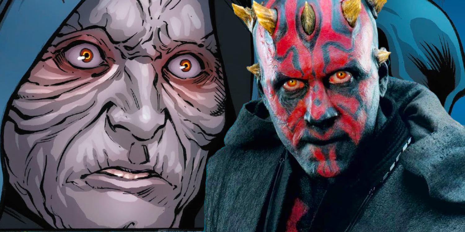 Darth Maul and Palpatine in Star Wars: Hidden Empire