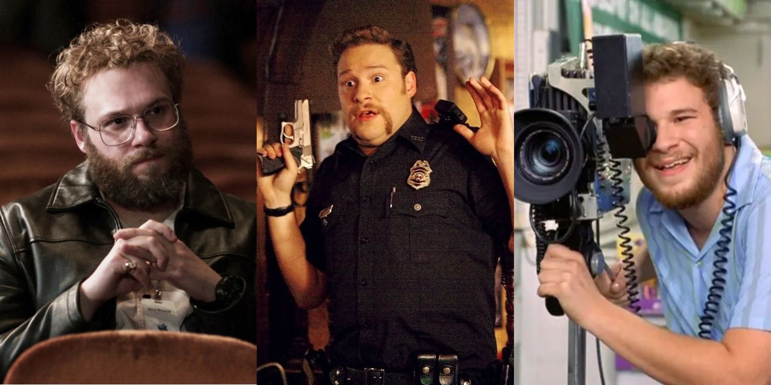 Seth Rogen in Steve Jobs, Superbad and Anchorman