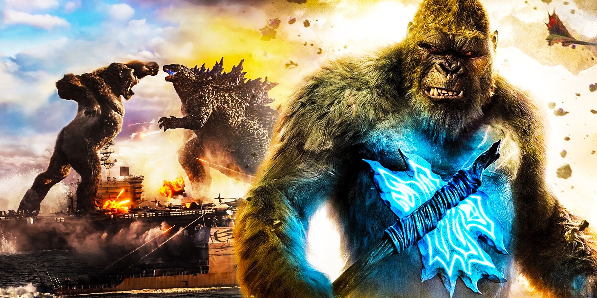 Godzilla vs kong 2 King kong powers