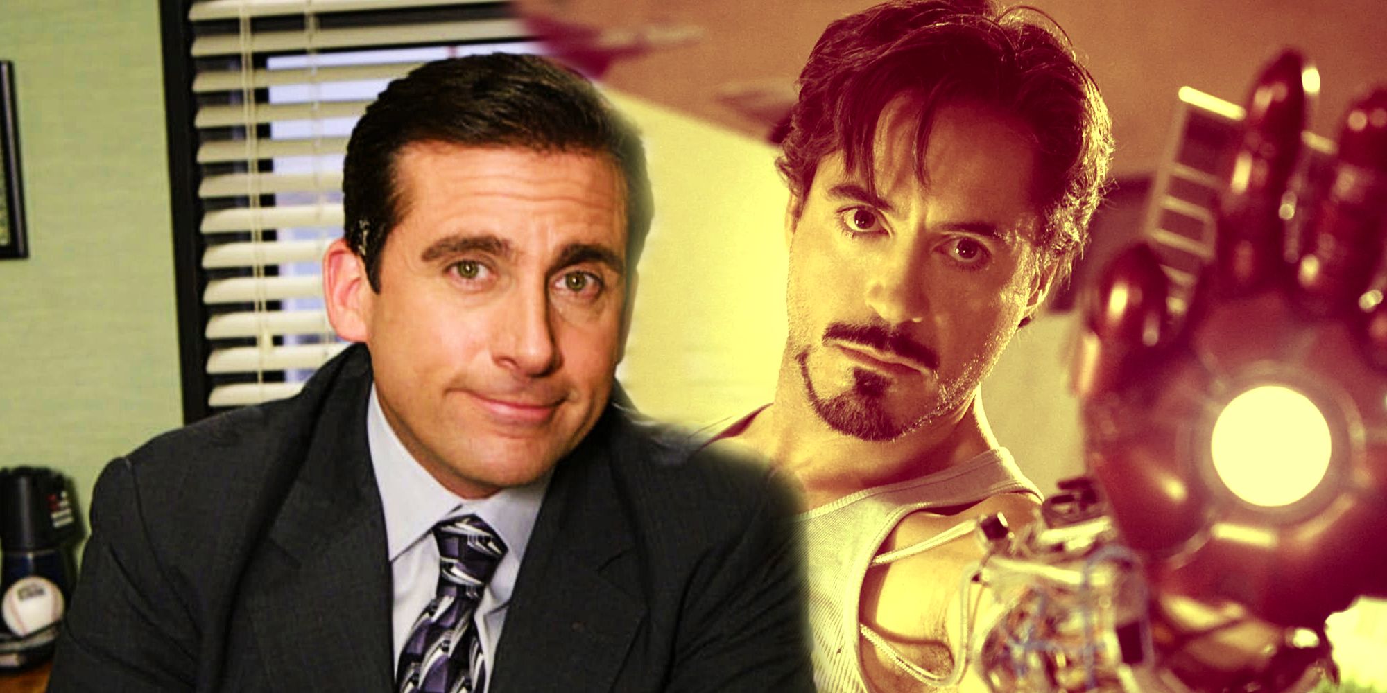 The Office Michael Scott; Tony Stark firing his laser