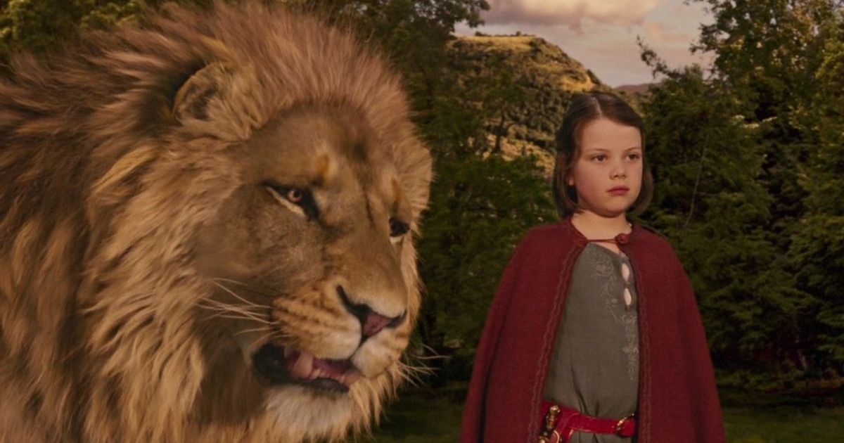 Liam Neeson in Narnia as Aslan