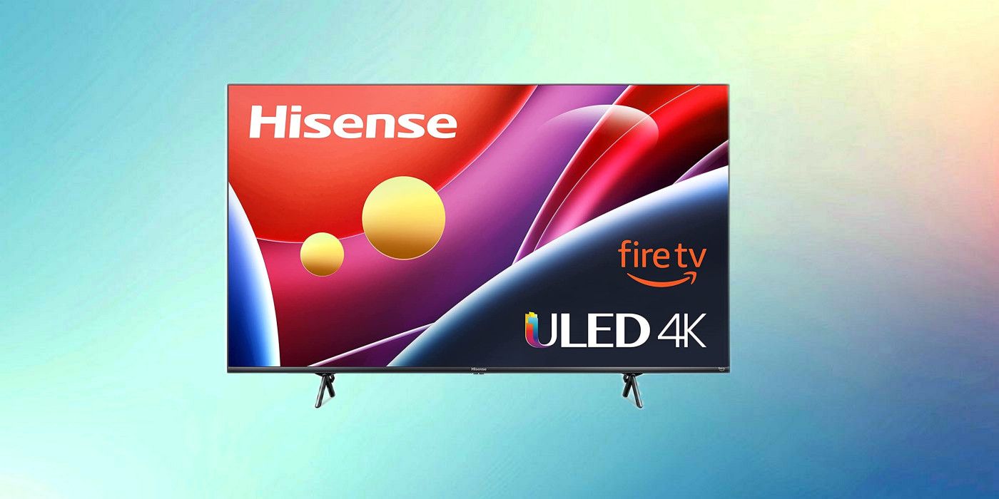 Hisense 50-inch 4K ULED TV on custom background