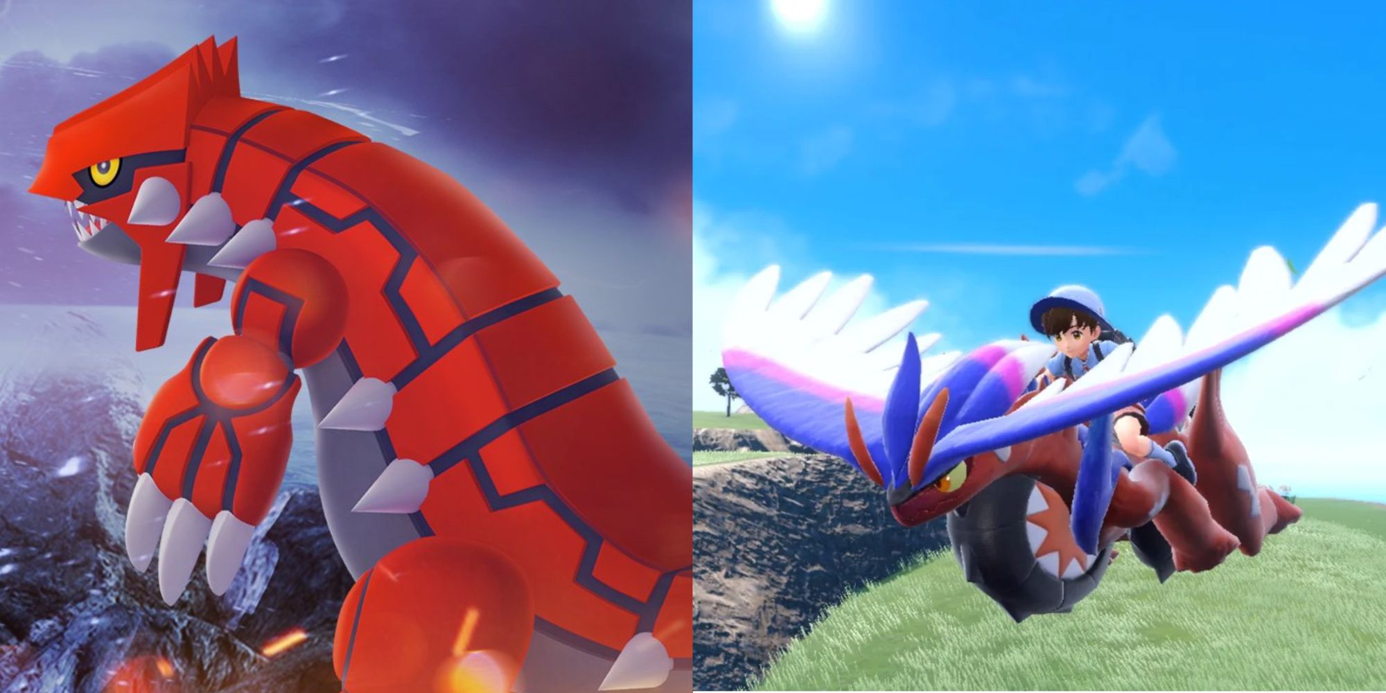 Pokemon Koraidon and Groudon