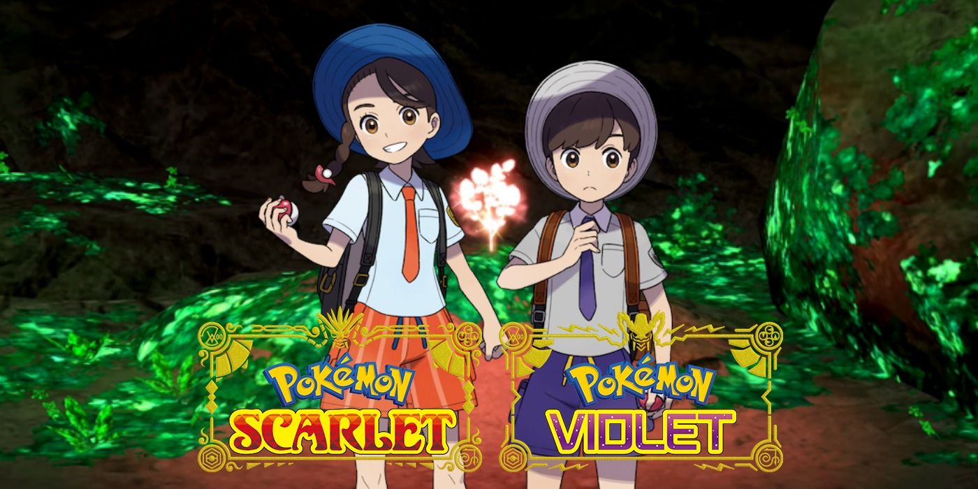 Pokemon Scarlet Violet Herba Mystica Logo and Kids