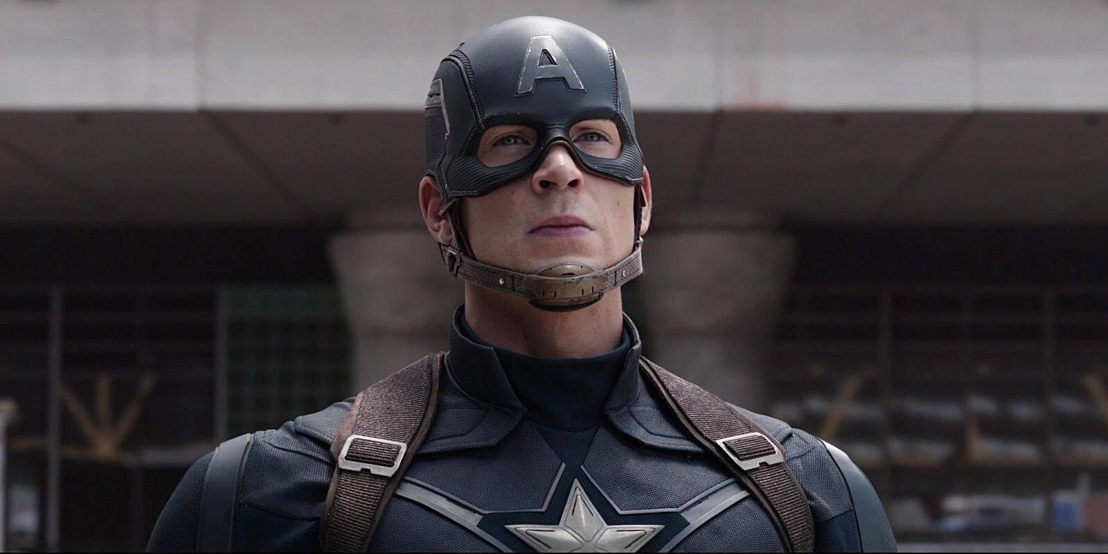 Chris Evans as Steve Rogers in Captain America Civil War