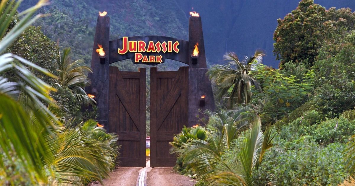 Jurassic Park gate