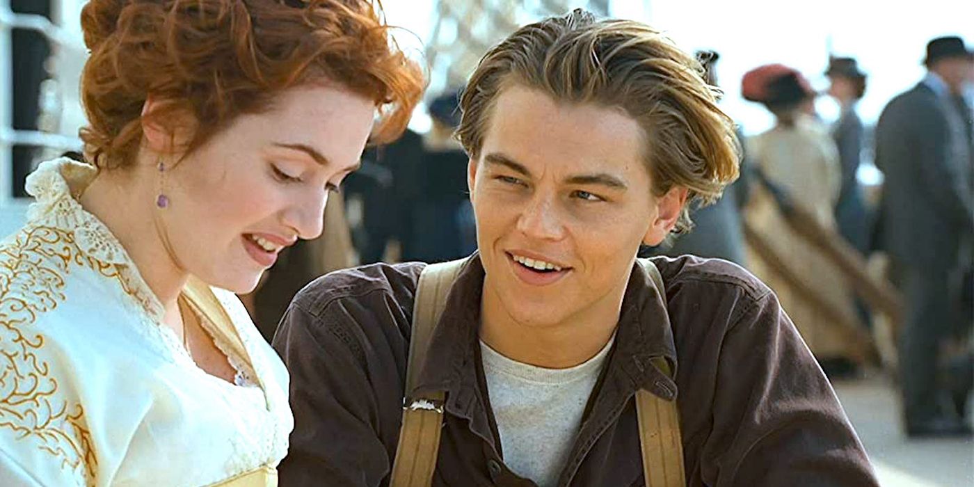 Kate Winslet and Leonardo DiCaprio in Titanic