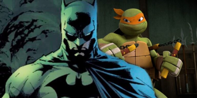 TMNT: l&rsquo;obsession Batman de Michelangelo va bien au-delà du crossover