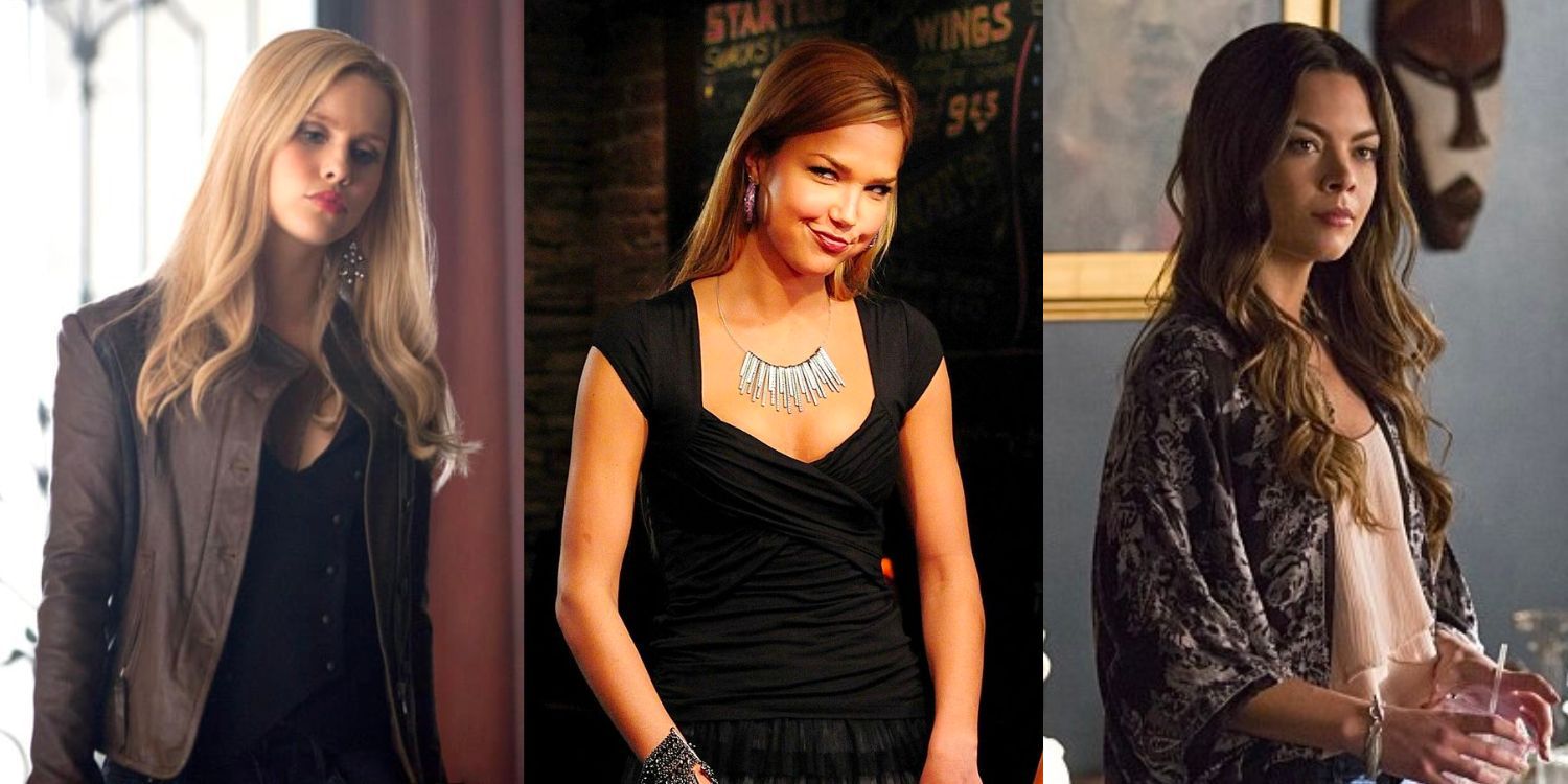 A Split Image of Rebekah Mikaelson, Lexi Branson and Nora Hildegard