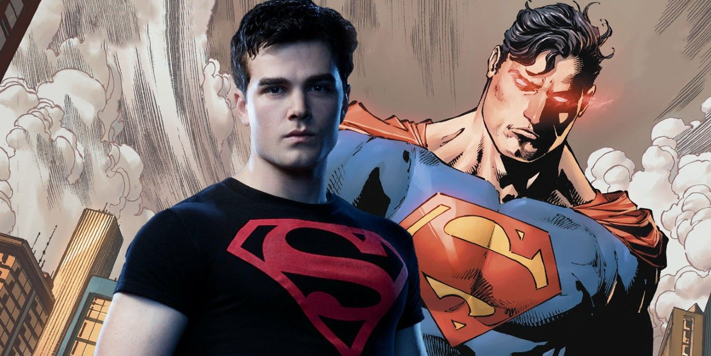 Titans' Superboy and Superman from the comics