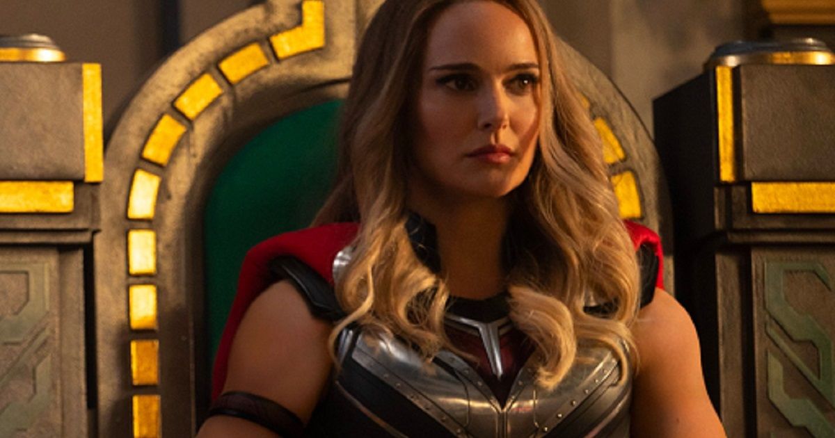 Natalie Portman as Jane Foster in a scene from Thor: Love and Thunder
