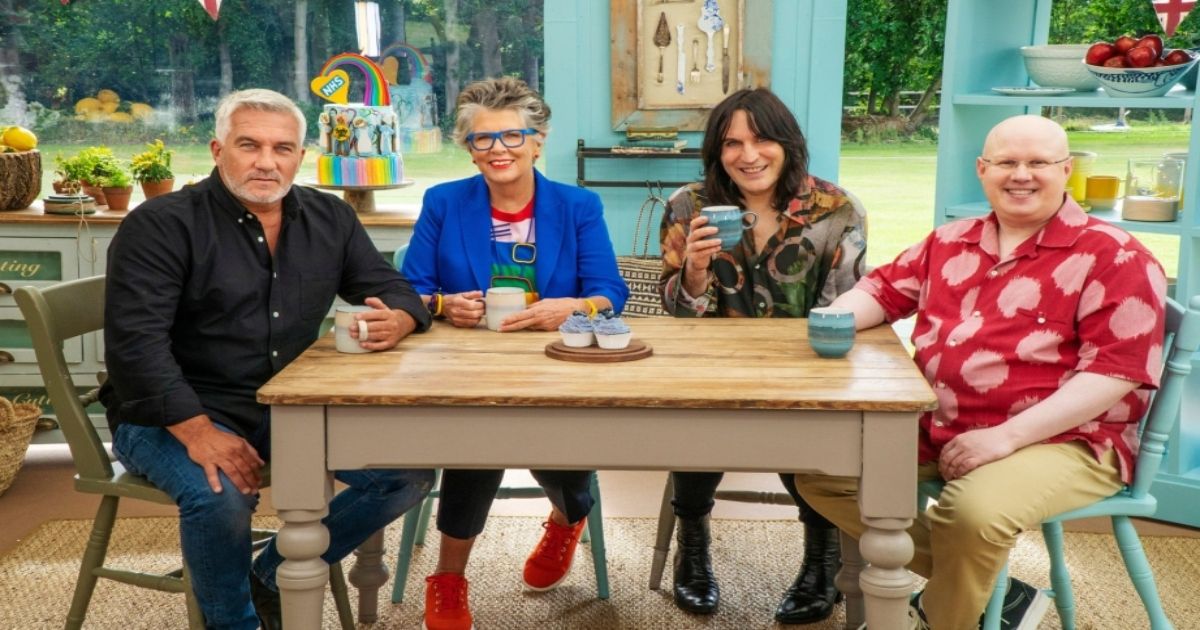 A scene from The Great British Baking Show