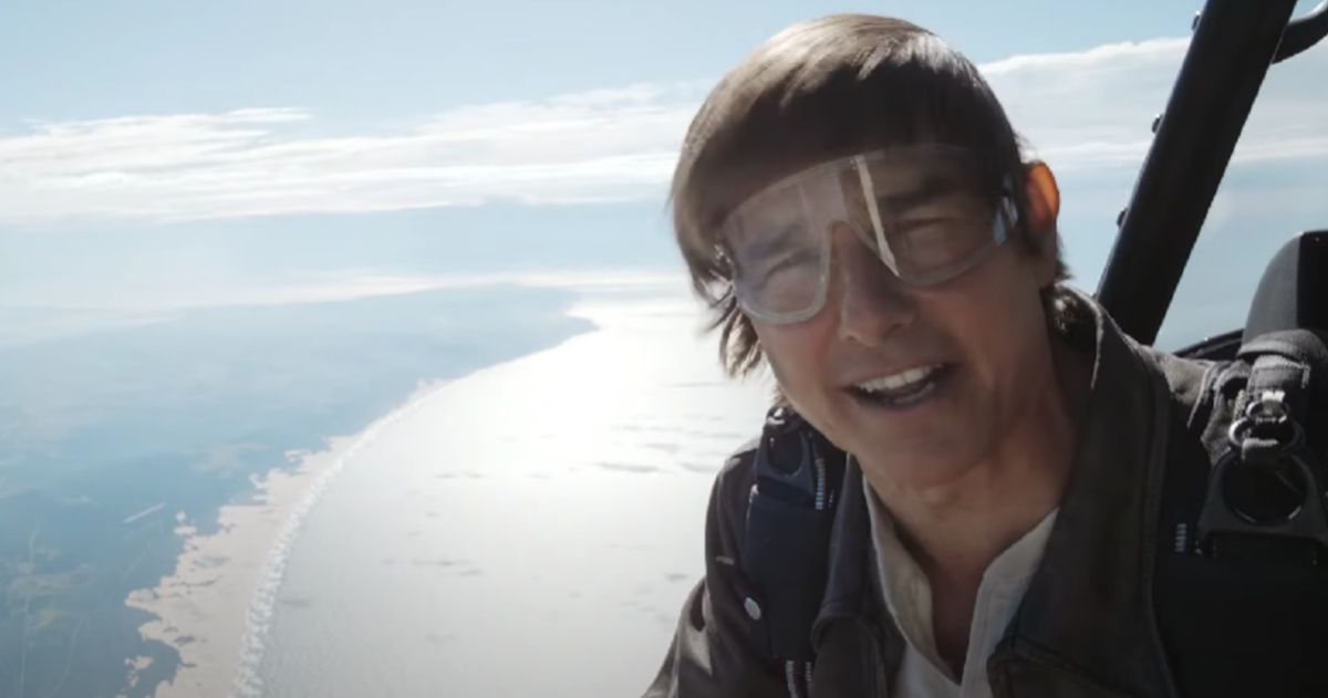 Tom Cruise in the air