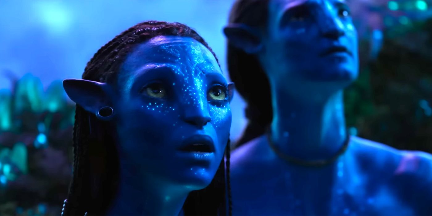 Jake and Neytiri in Avatar The Way of Water