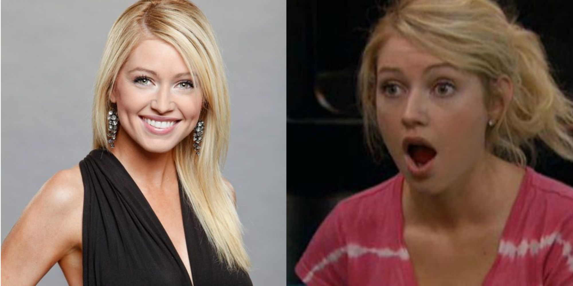 Split Image Britney Haynes BB14 Promo, Looking shocked