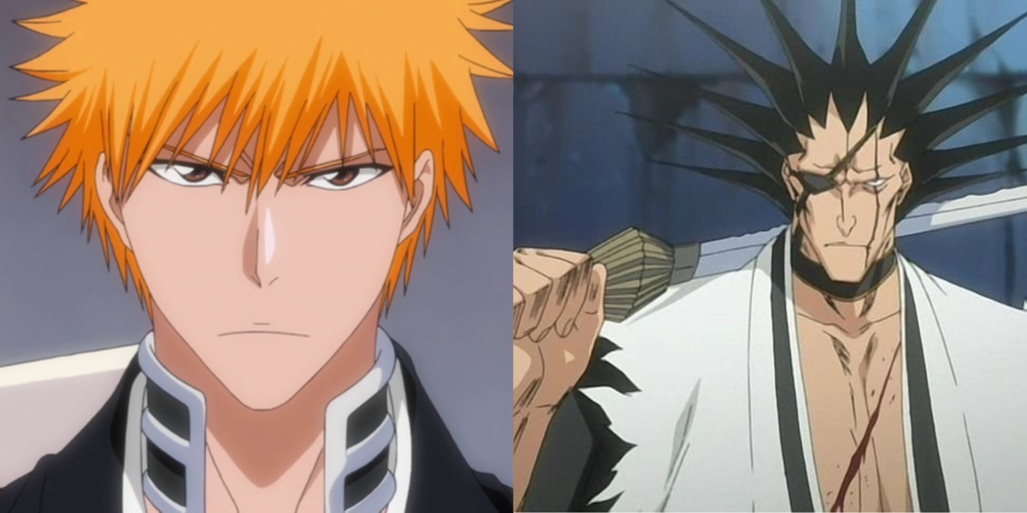 Bleach's Ichigo and Zaraki Kenpachi