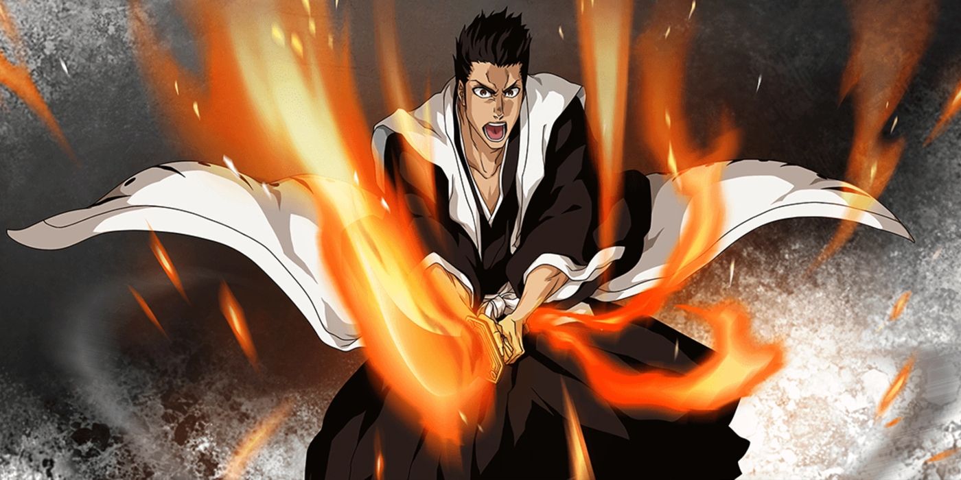 Bleach: Ichigo's father wielding his Zanpakuto