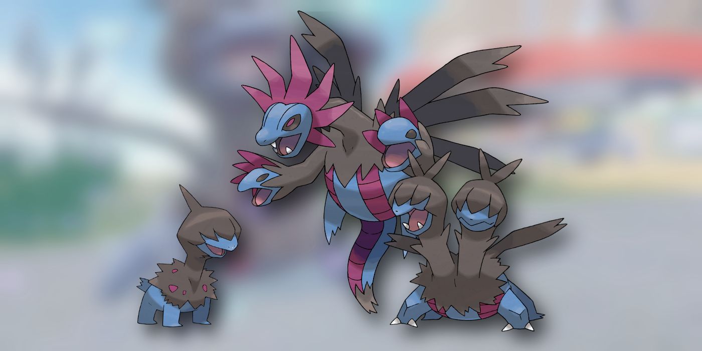 Deino Zweilous Hydreigon in Pokémon Scarlet and Violet