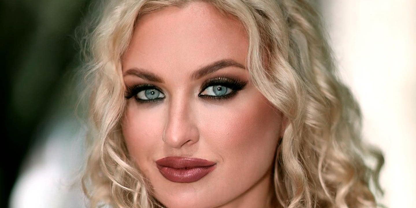 Natalie Mordovtseva from 90 Day Fiance wearing glam makeup